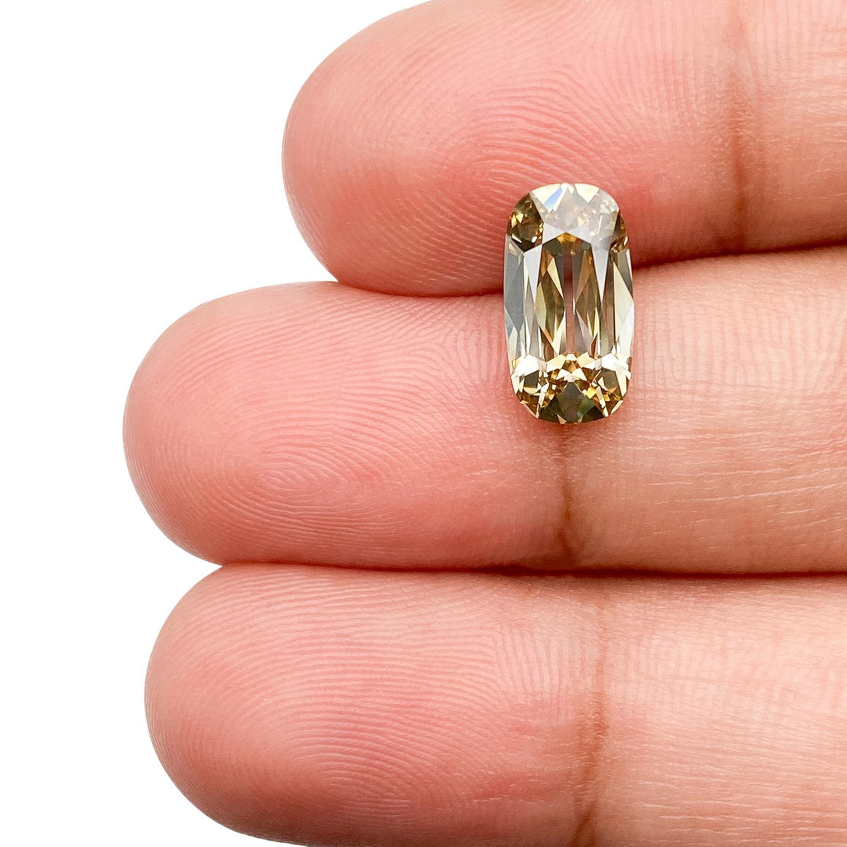 2.01ct | Champagne VS2 Cushion Shape Old Mine Cut Diamond (GIA) - Modern Rustic Diamond