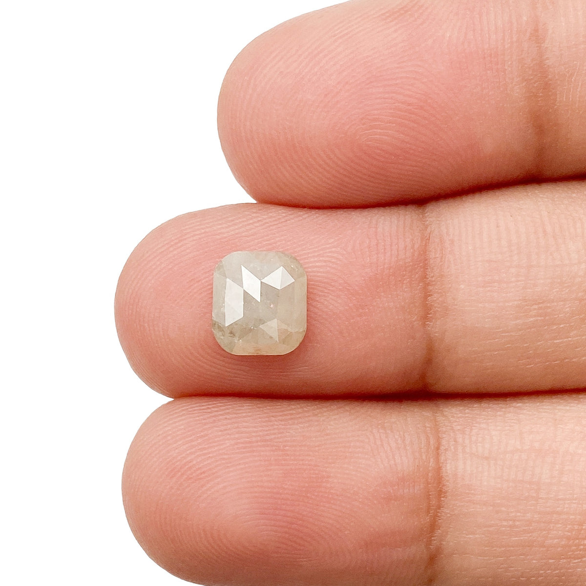1.16ct | Rustic  Cushion Shape Rose Cut Diamond - Modern Rustic Diamond