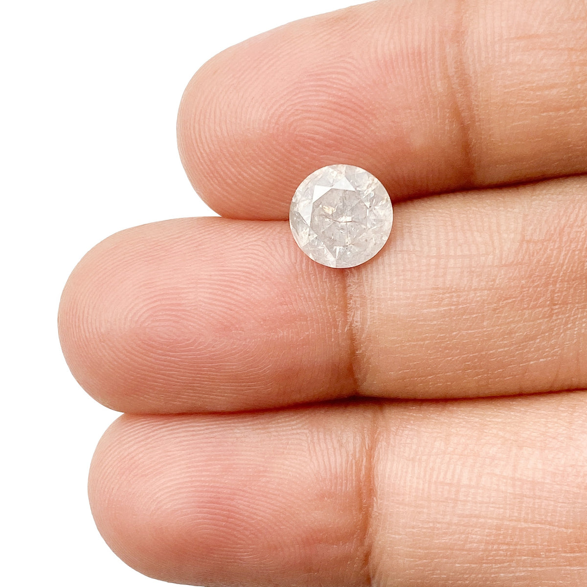 1.61ct | Rustic  Round Shape Brilliant Cut Diamond - Modern Rustic Diamond