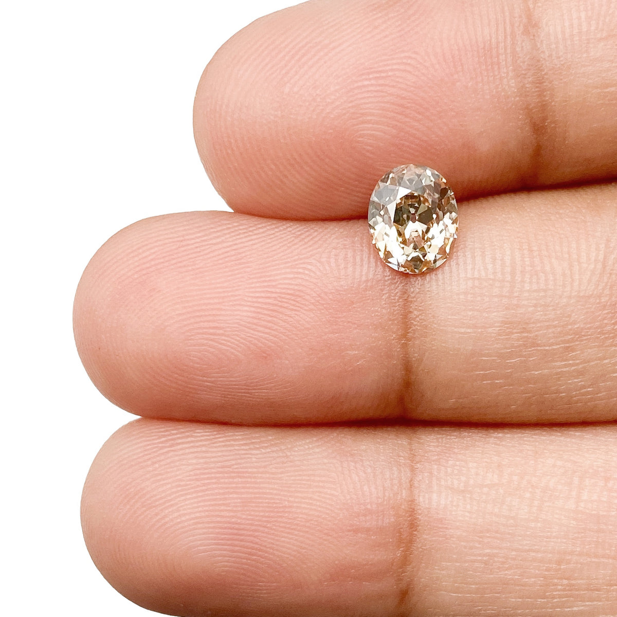 1.01ct | S-T/VS1 Oval Shape Old Mine Cut Diamond (GIA) - Modern Rustic Diamond