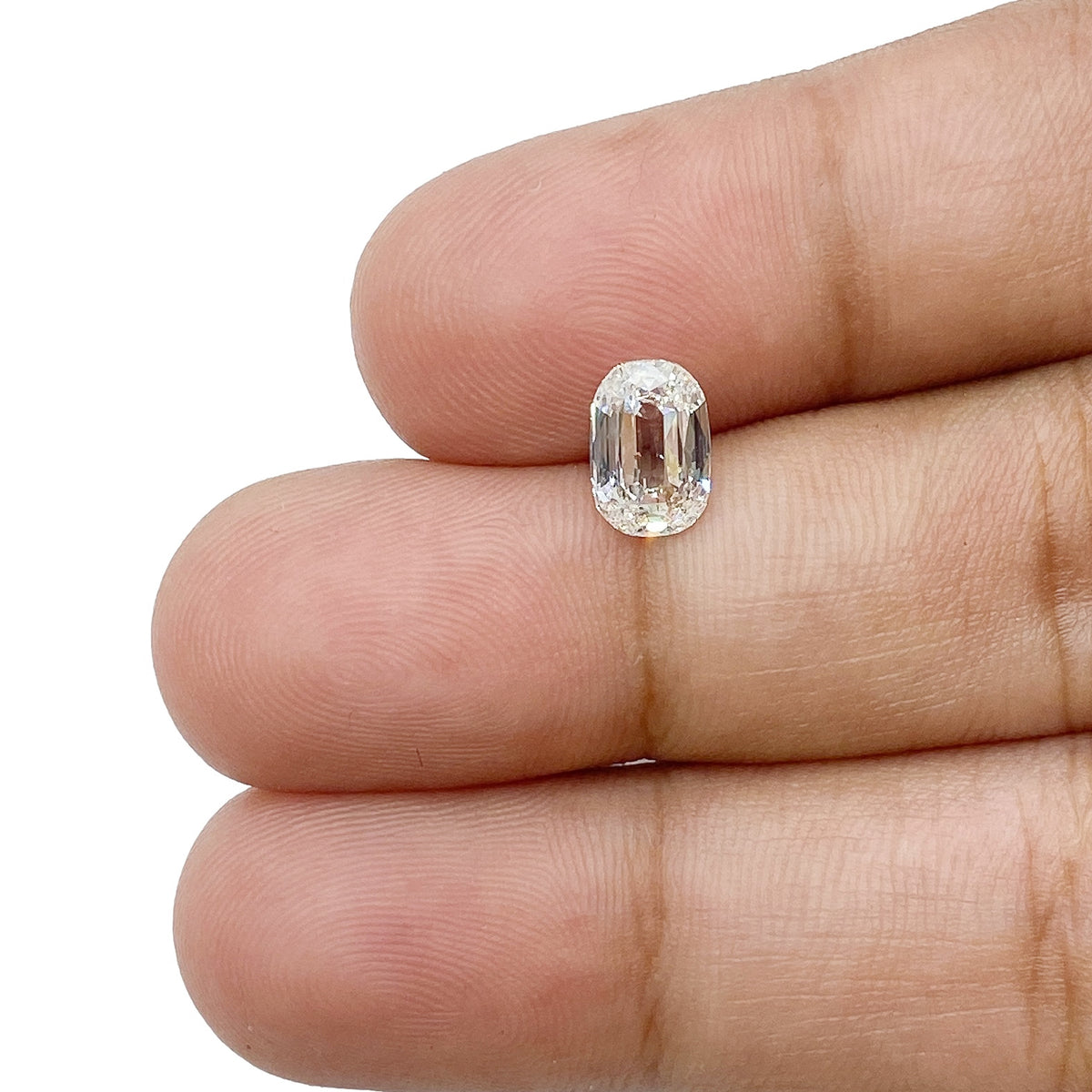 1.10ct | H/SI1 Cushion Shape Old Mine Cut Diamond (GIA) - Modern Rustic Diamond