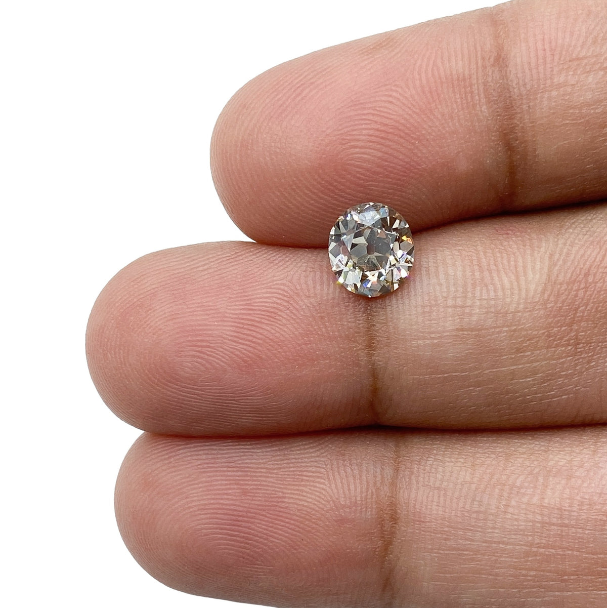 1.15ct | W-X/VS2 Oval Shape Brilliant Cut Diamond (GIA) - Modern Rustic Diamond