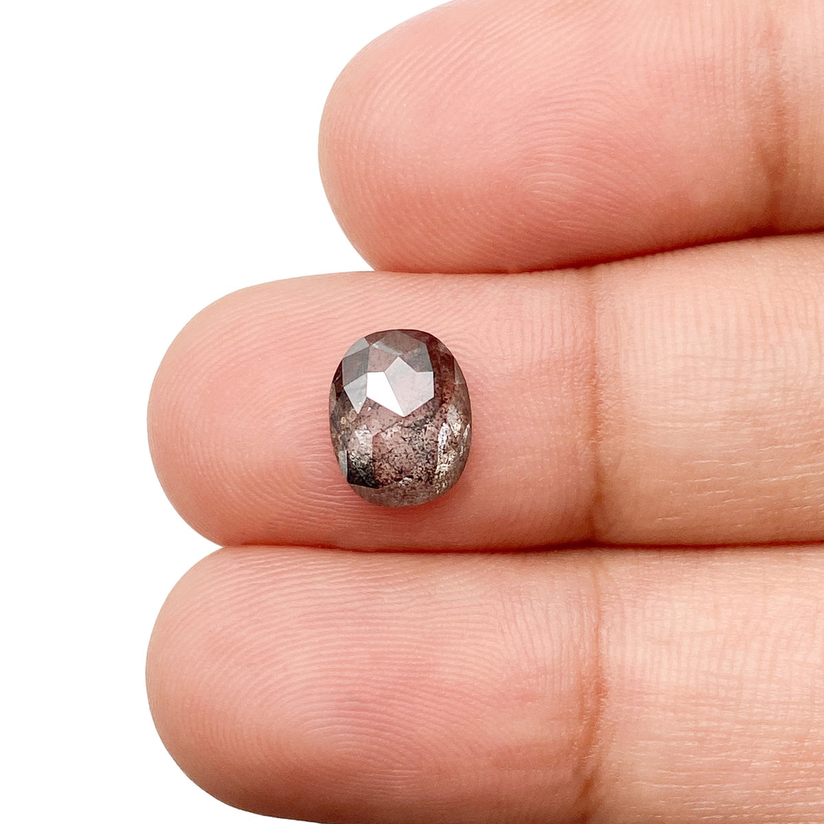 1.42ct | Rustic Cushion Shape Rose Cut Diamond - Modern Rustic Diamond