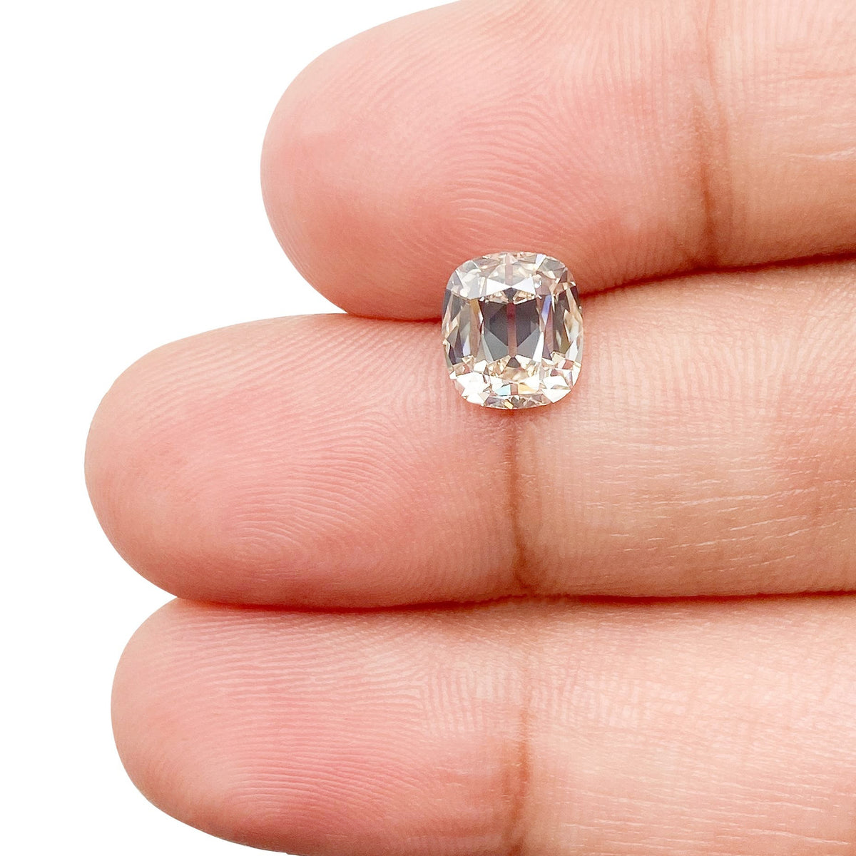 1.52ct | M/VS2 Cushion Shape Old Mine Cut Diamond (GIA) - Modern Rustic Diamond