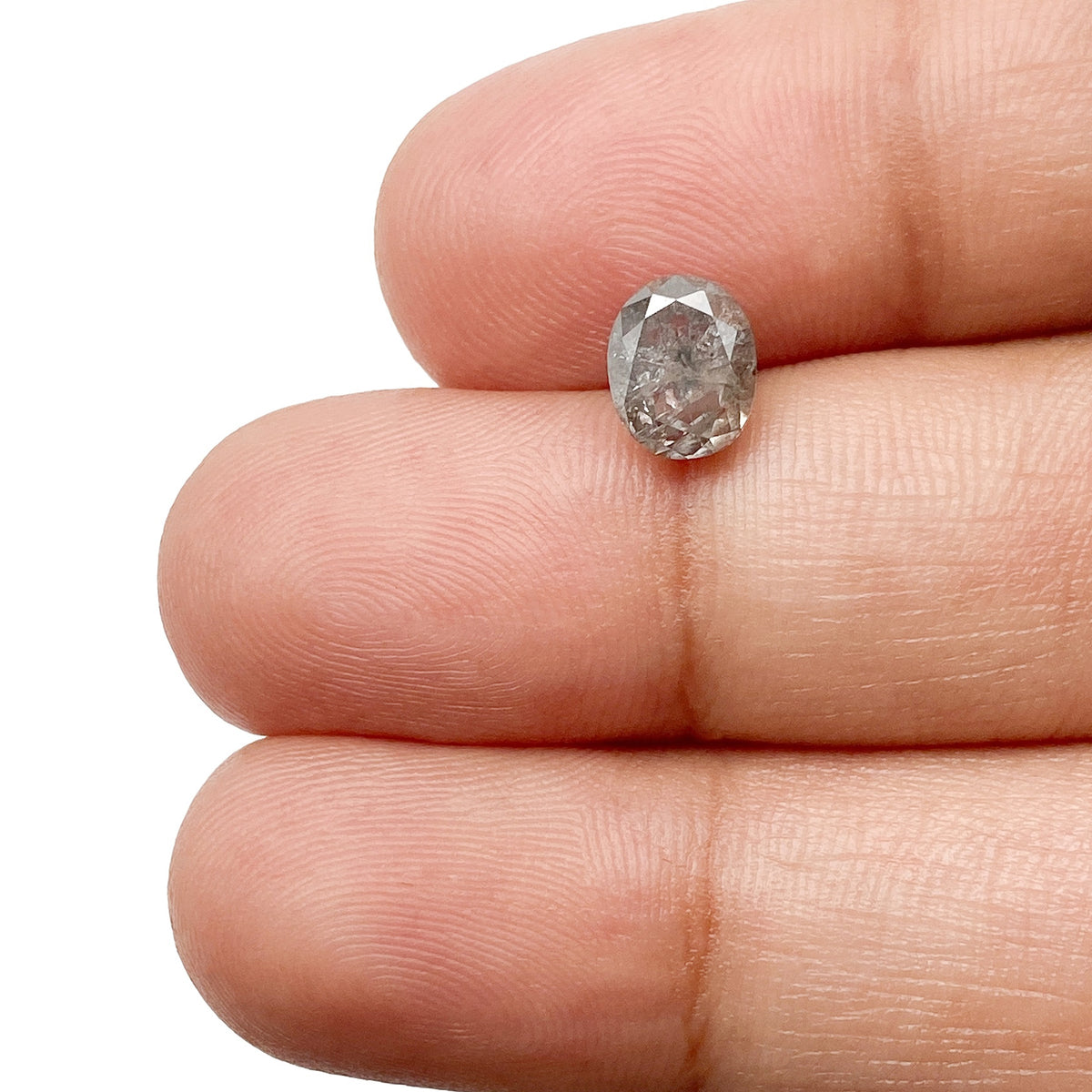1.38ct | Rustic  Oval Shape Brilliant Cut Diamond - Modern Rustic Diamond