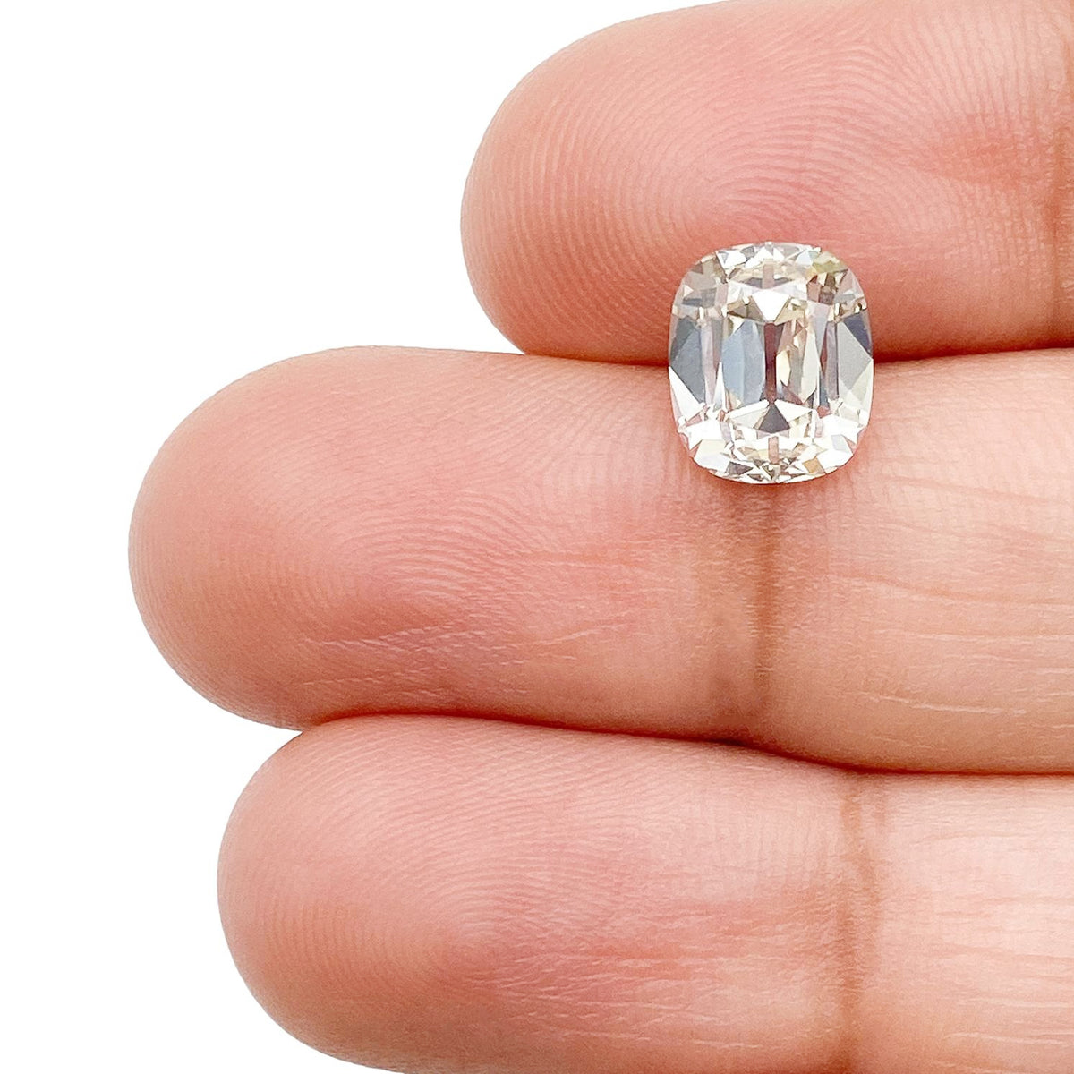 2.32ct | L/VS1 Cushion Shape Old Mine Cut Diamond (GIA) - Modern Rustic Diamond