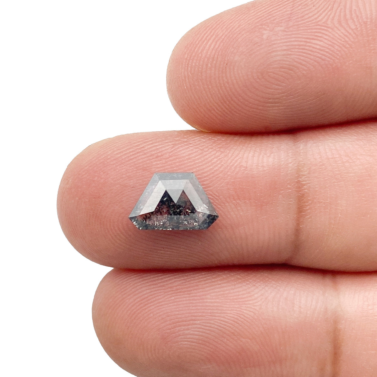 1.45ct | Rustic Trapezoid Shape Rose Cut Diamond - Modern Rustic Diamond