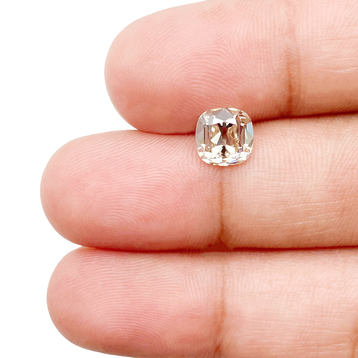 1.49ct | N/VS1 Cushion Shape Old Mine Cut Diamond (GIA) - Modern Rustic Diamond