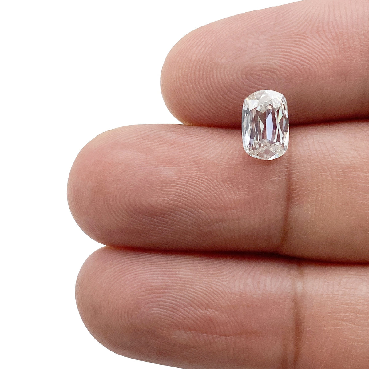 1.01ct | I/SI1 Cushion Shape Old Mine Cut Diamond (GIA) - Modern Rustic Diamond
