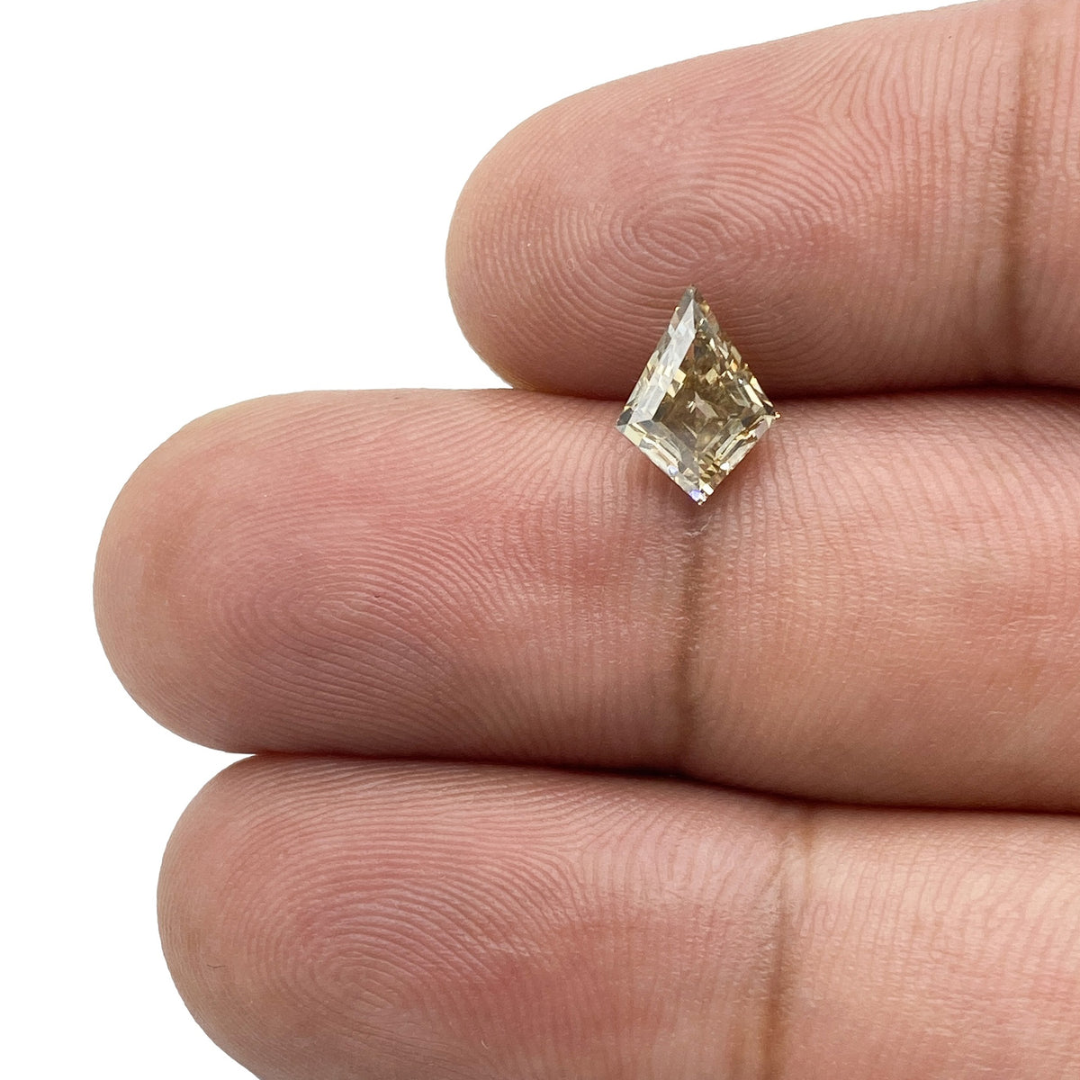 1.06ct | Champagne VS-SI Kite Shape Step Cut Diamond - Modern Rustic Diamond