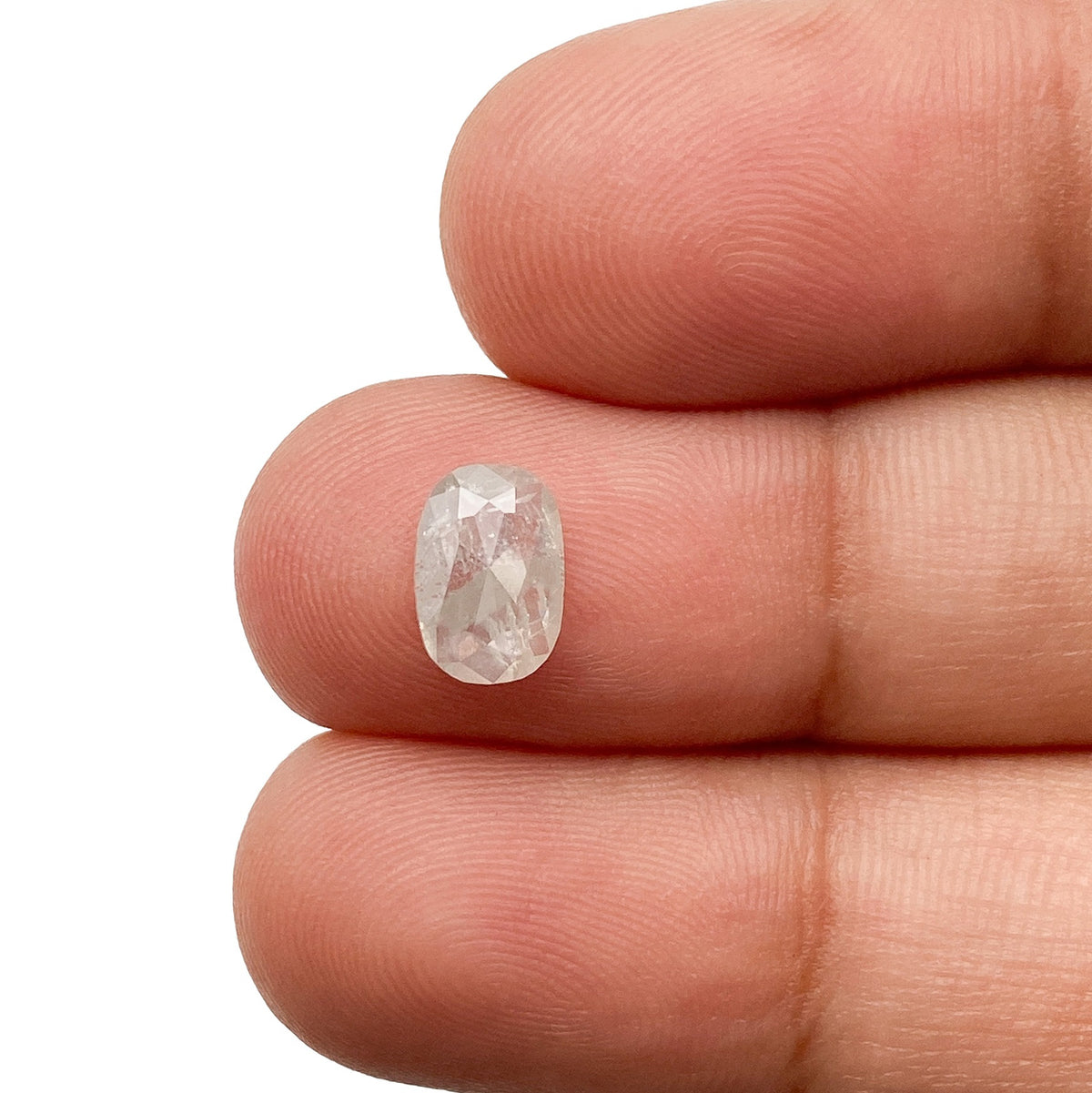 1.04ct | Rustic  Oval Shape Rose Cut Diamond - Modern Rustic Diamond