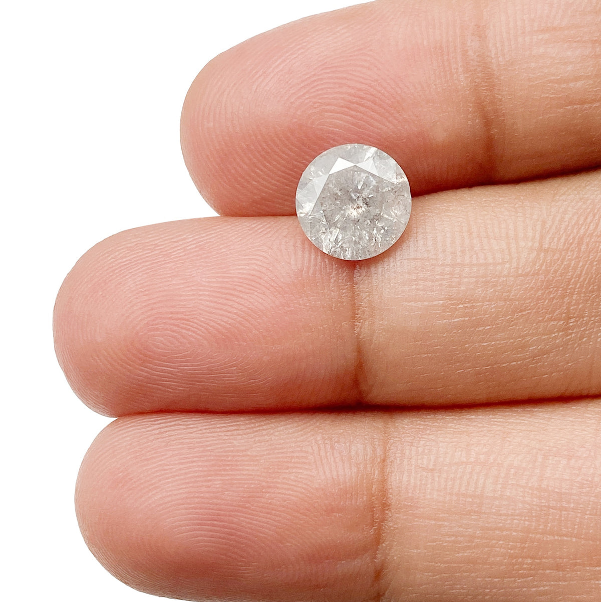 1.82ct | Rustic  Round Shape Brilliant Cut Diamond - Modern Rustic Diamond
