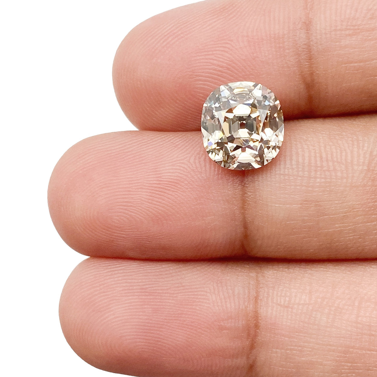 3.01ct | Y-Z/VS2 Cushion Shape Old Mine Cut Diamond (GIA) - Modern Rustic Diamond