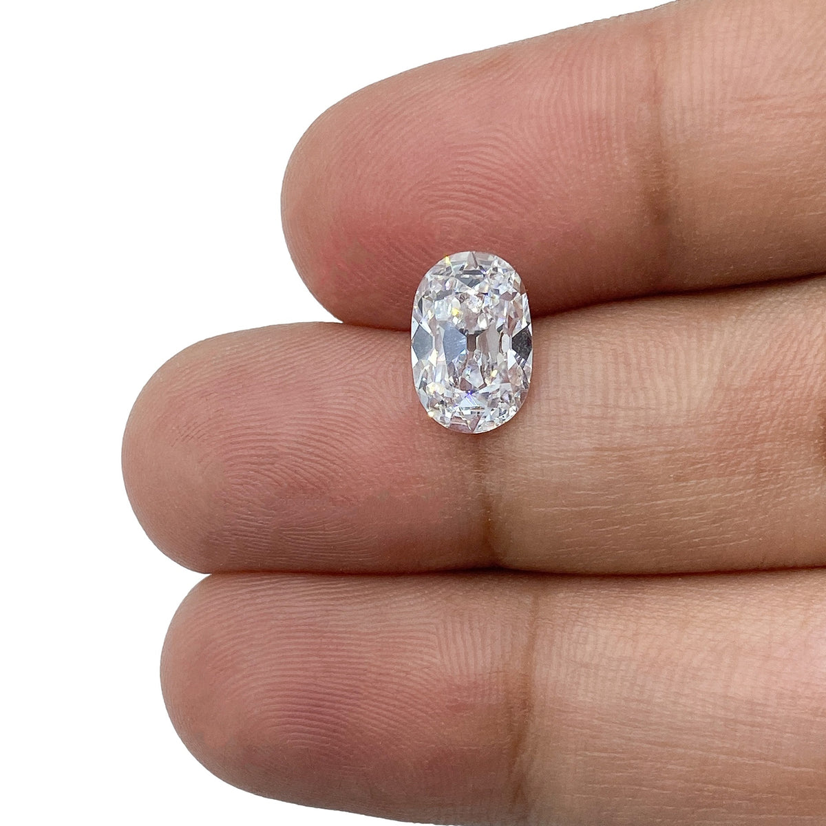 1.80ct | D/VS2 Oval Shape Old Mine Cut Diamond (GIA) - Modern Rustic Diamond