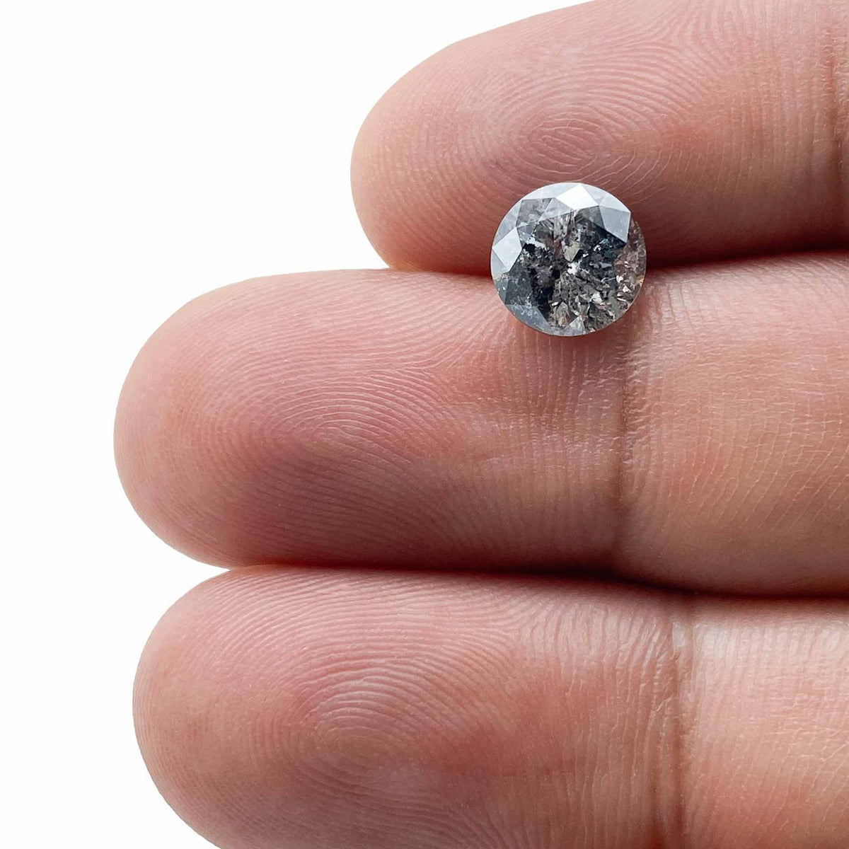 1.70ct | Rustic Round Shape Brilliant Cut Diamond - Modern Rustic Diamond
