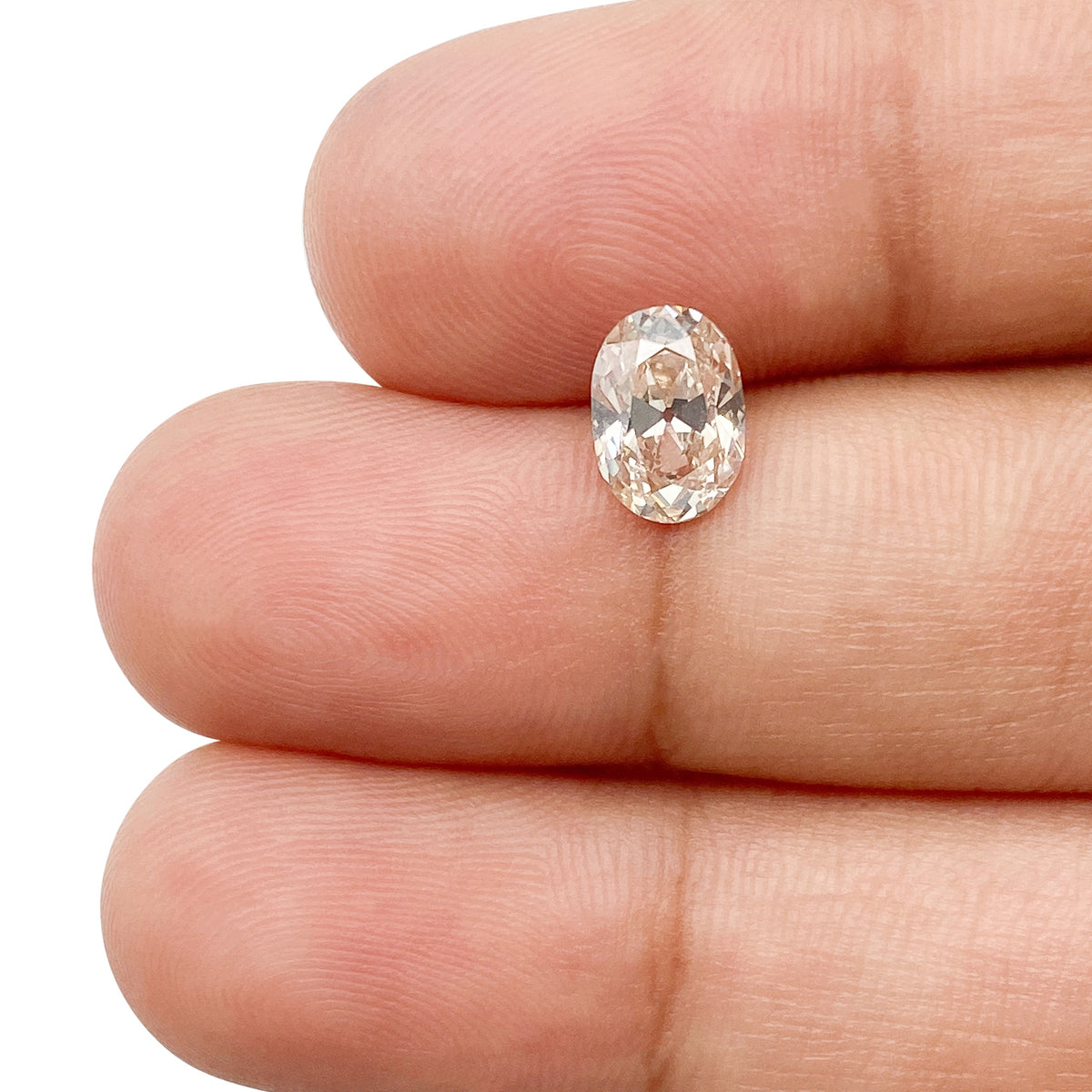 1.02ct | N/VS1 Oval Shape Old Mine Cut Diamond (GIA) - Modern Rustic Diamond