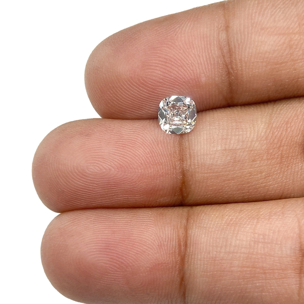 0.60ct | G/VS1 Cushion Shape Old Mine Cut Diamond (GIA) - Modern Rustic Diamond