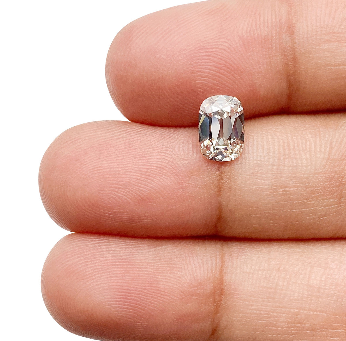 1.02ct | K/VS2 Cushion Shape Old Mine Cut Diamond (GIA) - Modern Rustic Diamond
