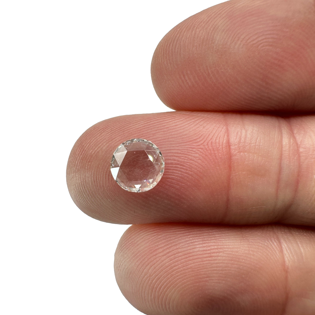 0.63ct | G/VS2 Round Shape Rose Cut Diamond (GIA) - Modern Rustic Diamond