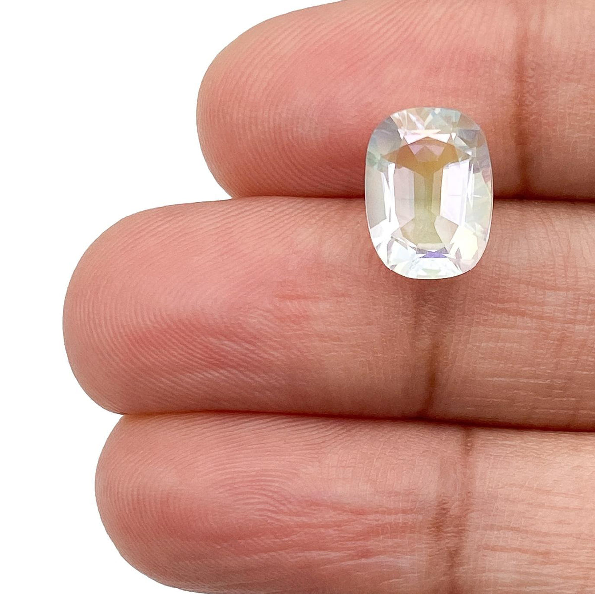 2.12ct |  Cushion Shape  Moonstone - Modern Rustic Diamond