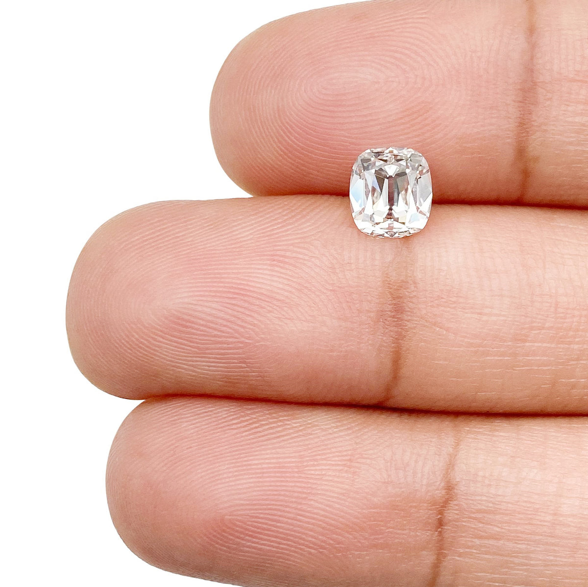 1.03ct | I/VS1 Cushion Shape Old Mine Cut Diamond (GIA) - Modern Rustic Diamond