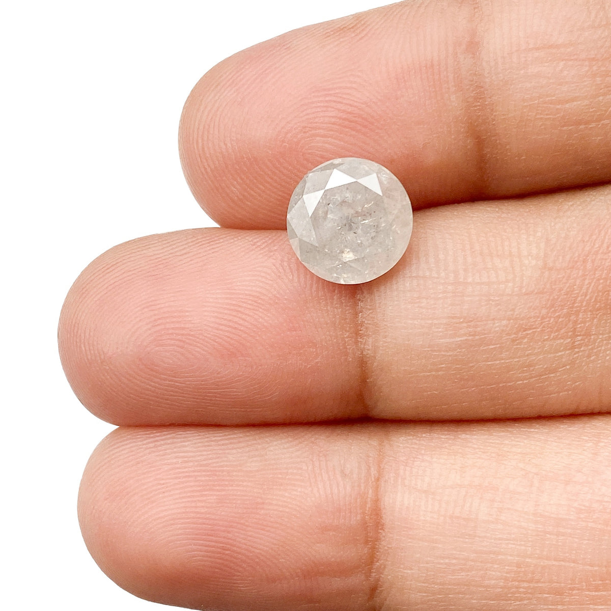 2.66ct | Rustic Round Shape Brilliant Cut Diamond - Modern Rustic Diamond