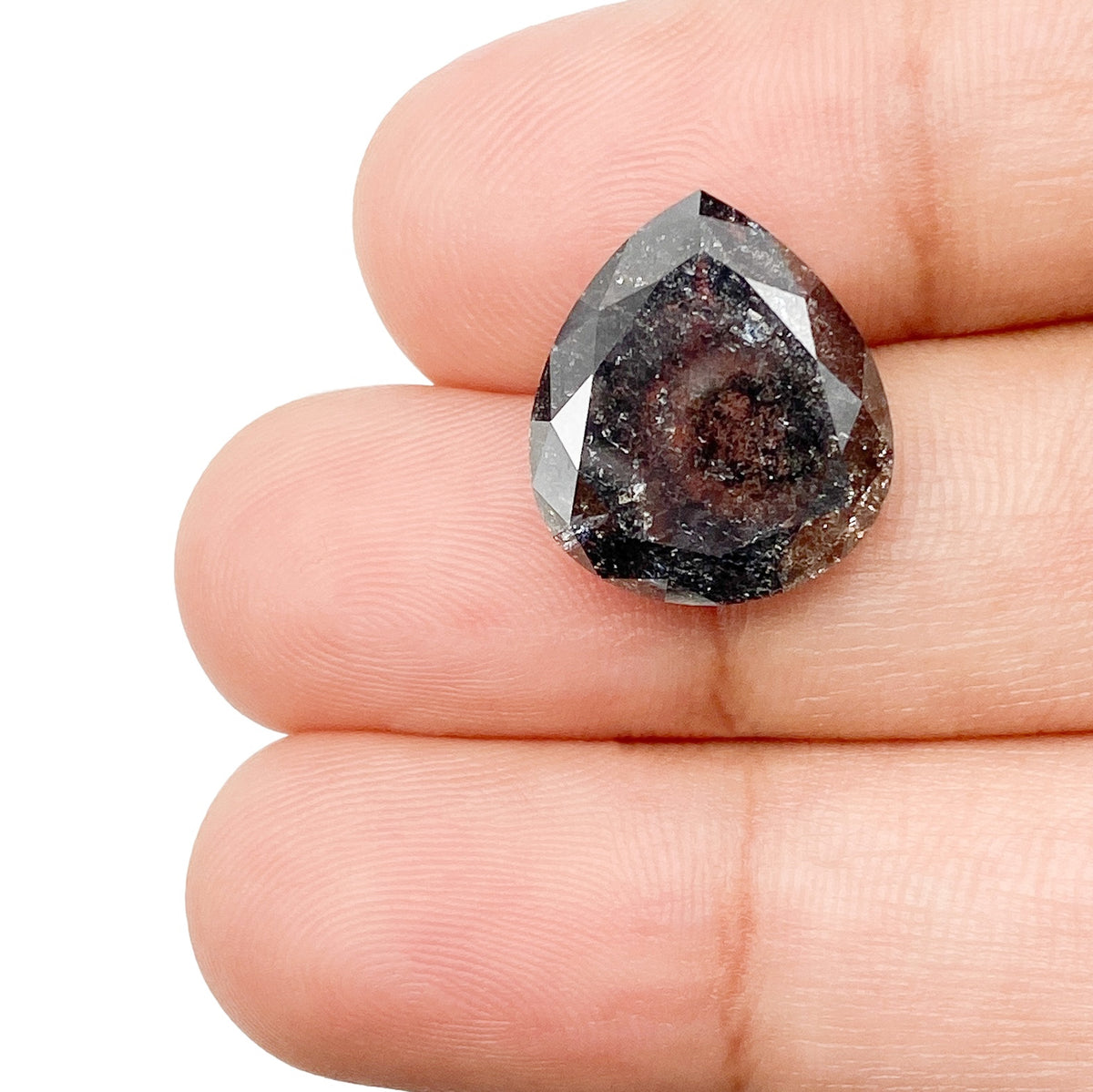8.73ct | Rustic Pear Shape Brilliant Cut Diamond - Modern Rustic Diamond