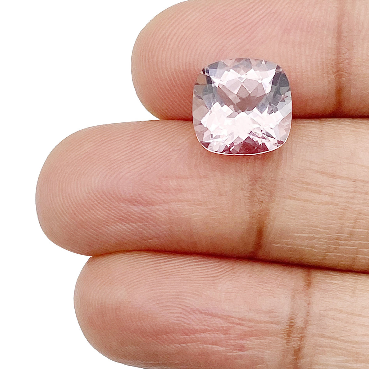 2.79ct |  Cushion Shape  Morganite - Modern Rustic Diamond