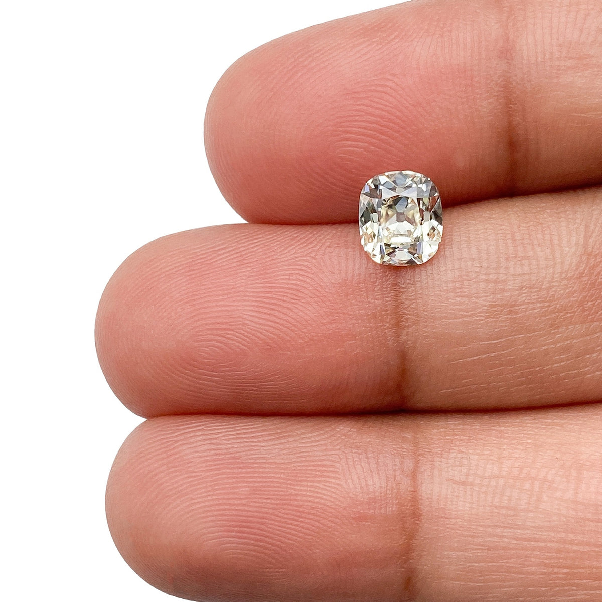 1.05ct | O-P/VS1 Cushion Shape Old Mine Cut Diamond (GIA) - Modern Rustic Diamond