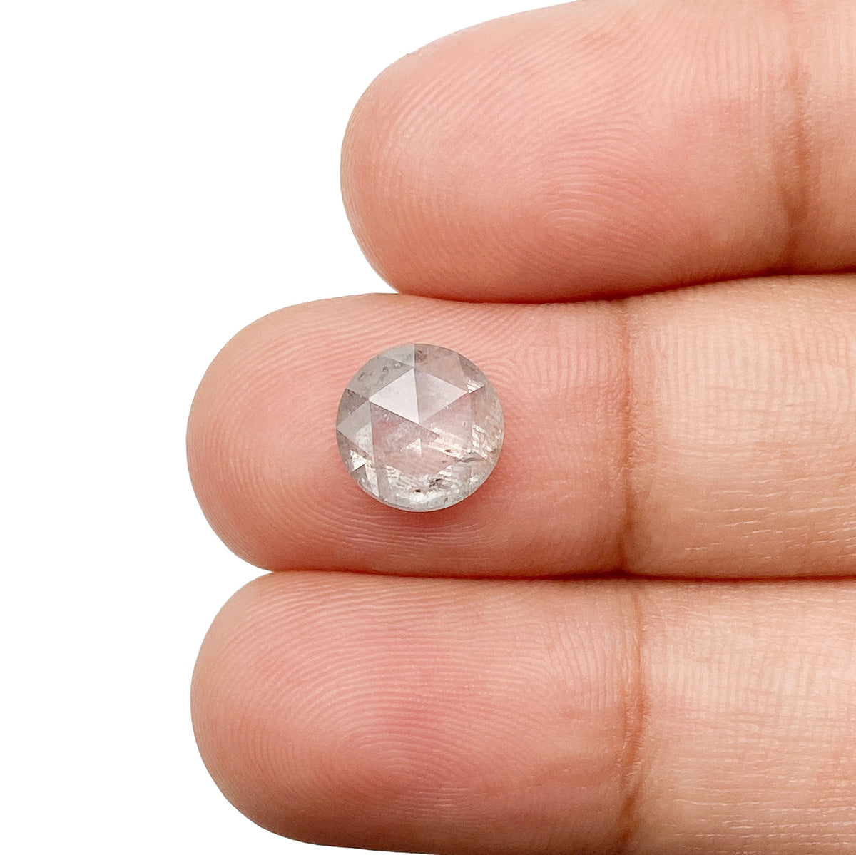 1.76ct | Rustic Round Shape Rose Cut Diamond - Modern Rustic Diamond