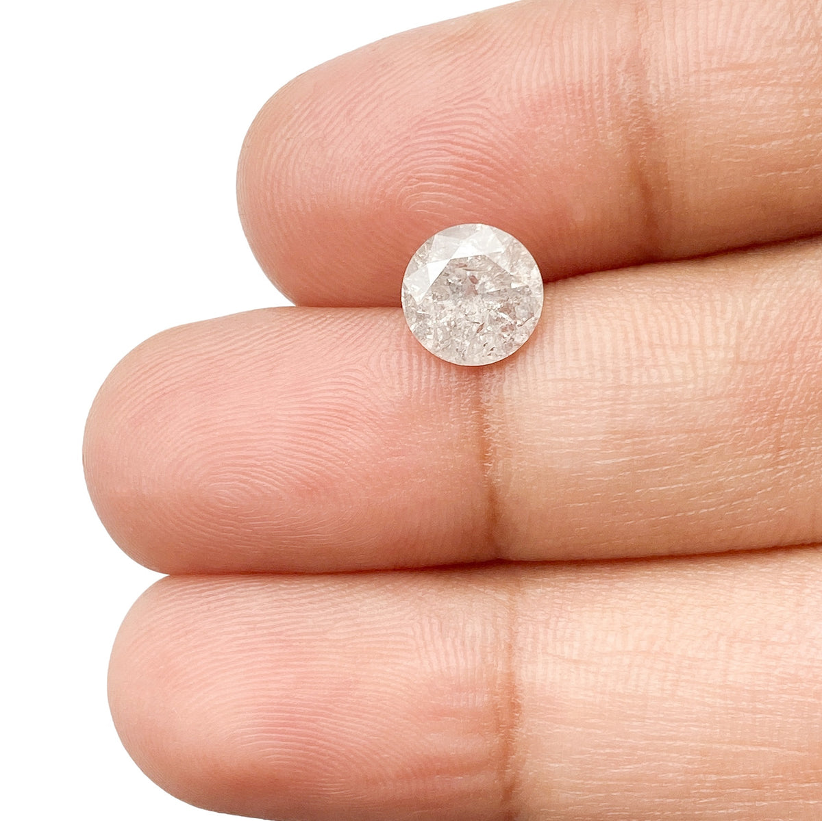1.39ct | Rustic  Round Shape Brilliant Cut Diamond - Modern Rustic Diamond