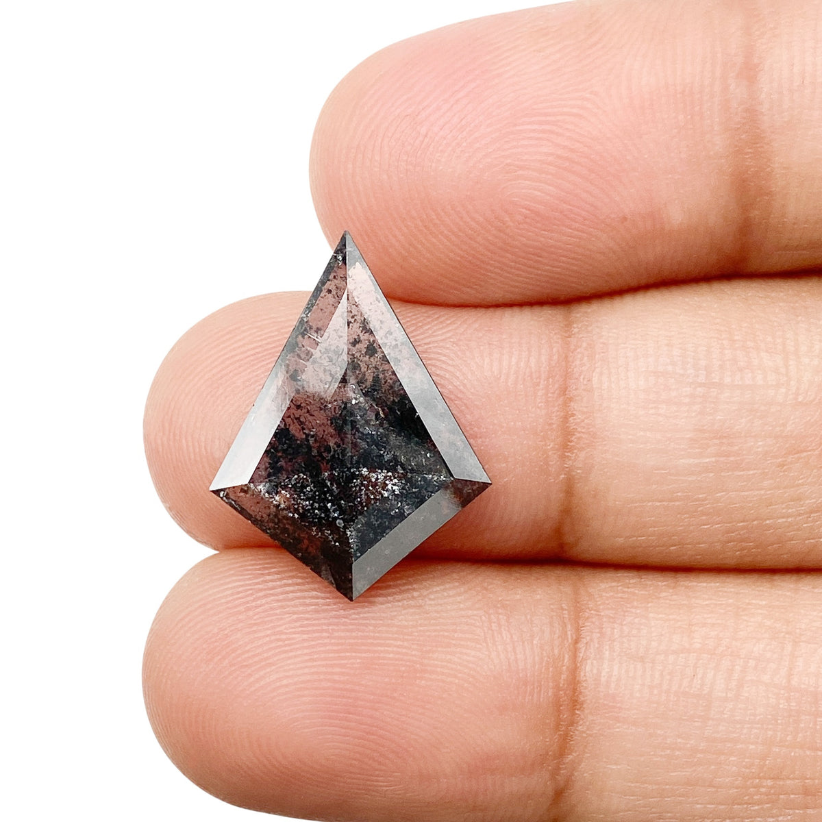3.93ct | Rustic Kite Shape Rose Cut Diamond - Modern Rustic Diamond