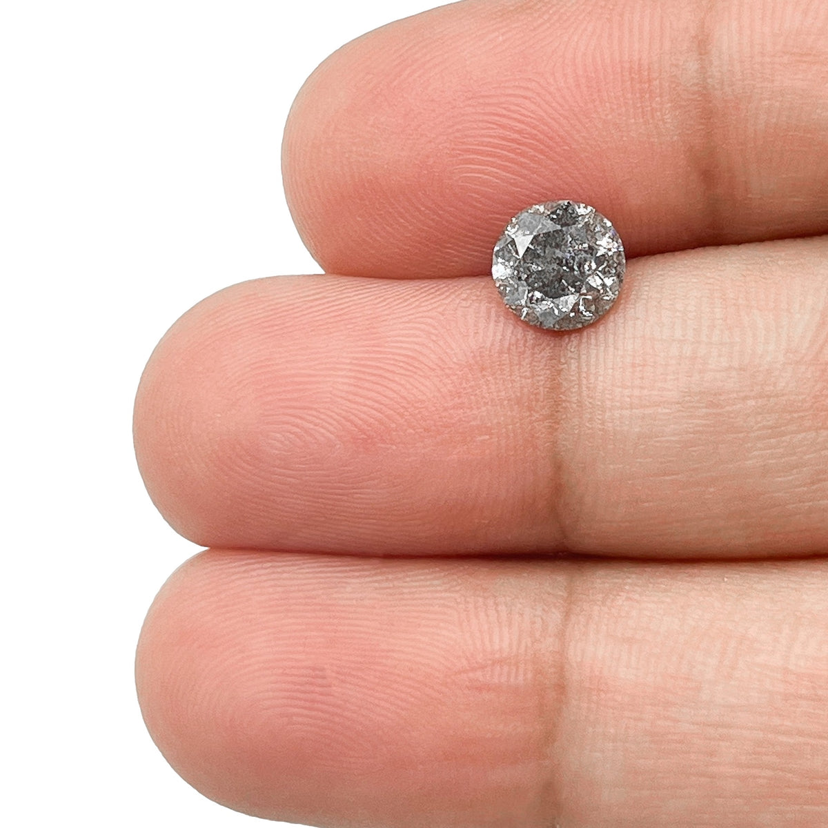 1.00ct | Rustic  Round Shape Brilliant Cut Diamond - Modern Rustic Diamond