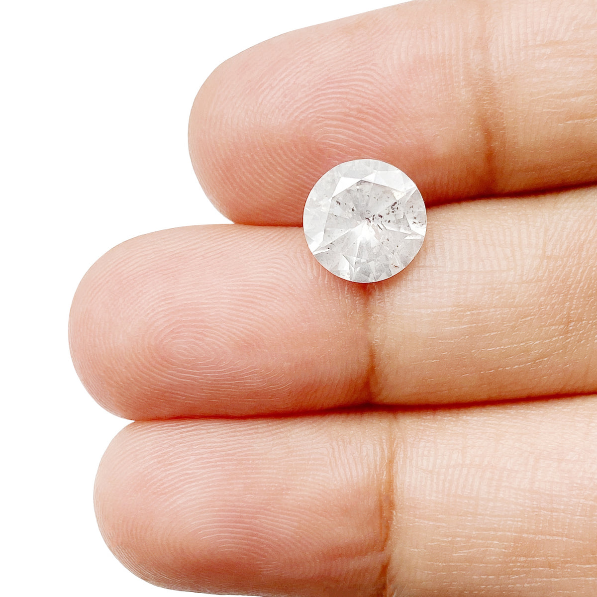 2.07ct | Rustic  Round Shape Brilliant Cut Diamond - Modern Rustic Diamond