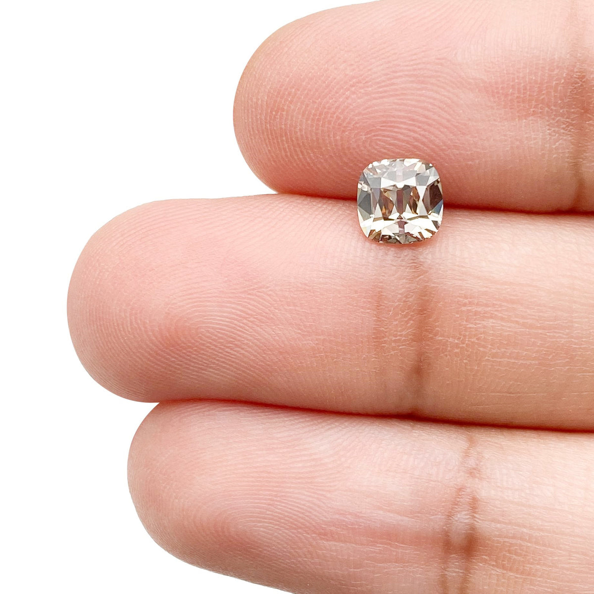 1.01ct | W-X/VS1 Cushion Shape Old Mine Cut Diamond (GIA) - Modern Rustic Diamond