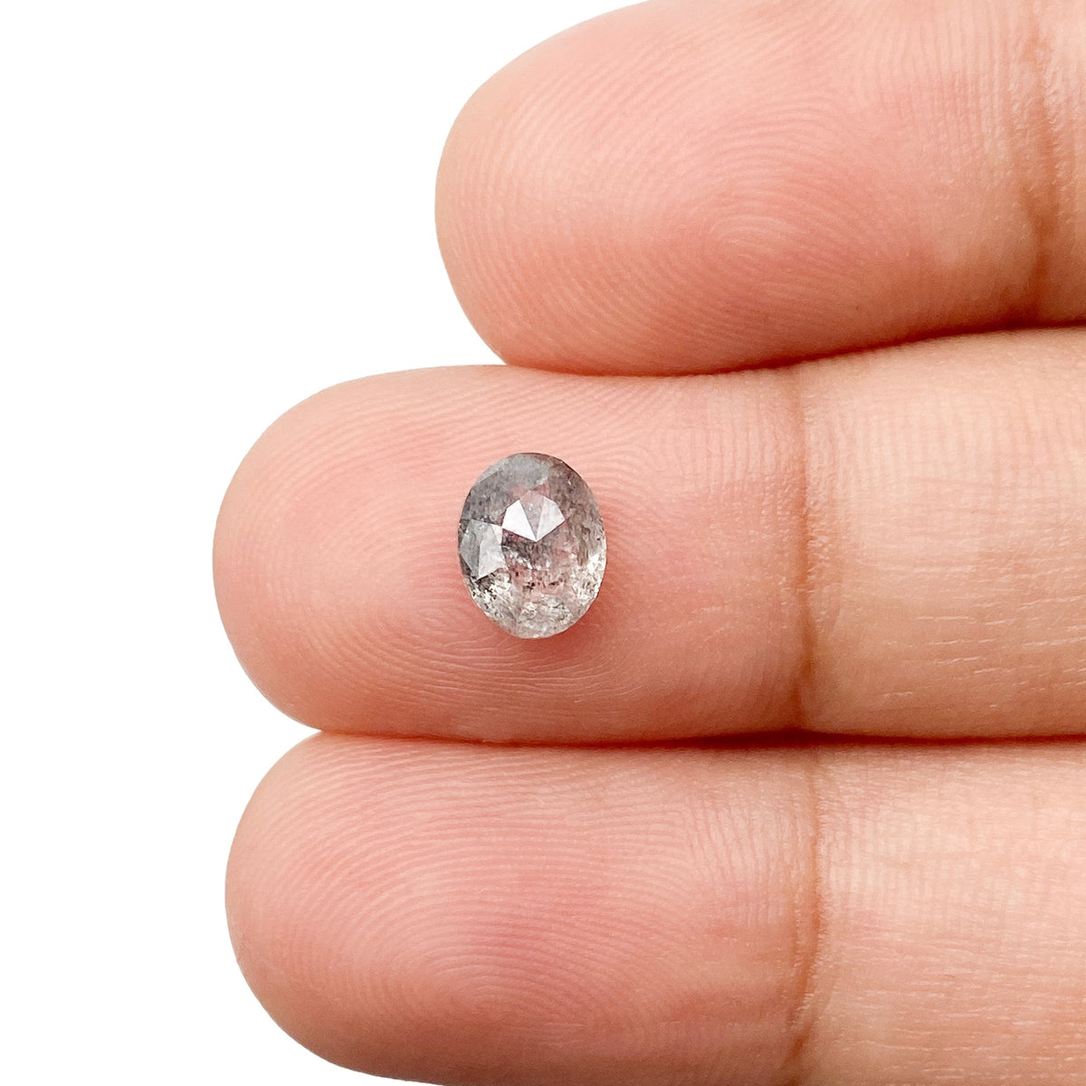 1.06ct | Rustic Oval Shape Rose Cut Diamond - Modern Rustic Diamond
