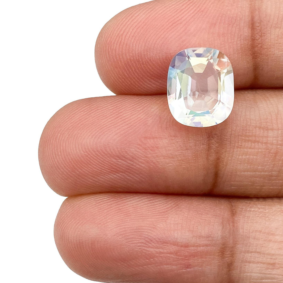 2.56ct |  Cushion Shape  Moonstone - Modern Rustic Diamond