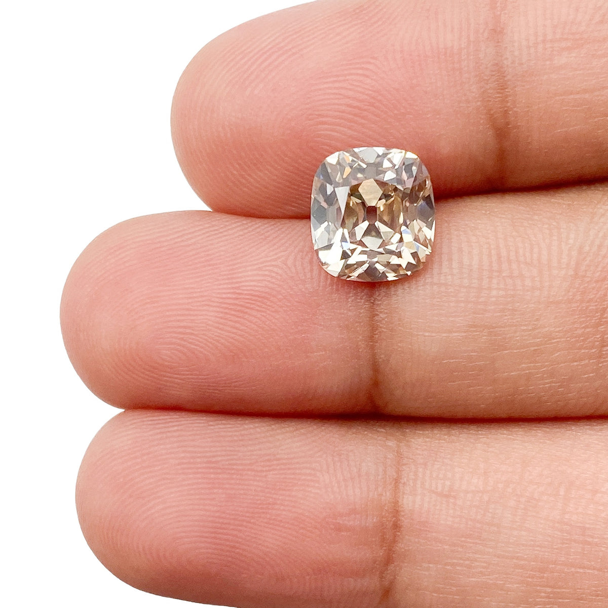 2.56ct | W-X/VS1 Cushion Shape Old Mine Cut Diamond (GIA) - Modern Rustic Diamond