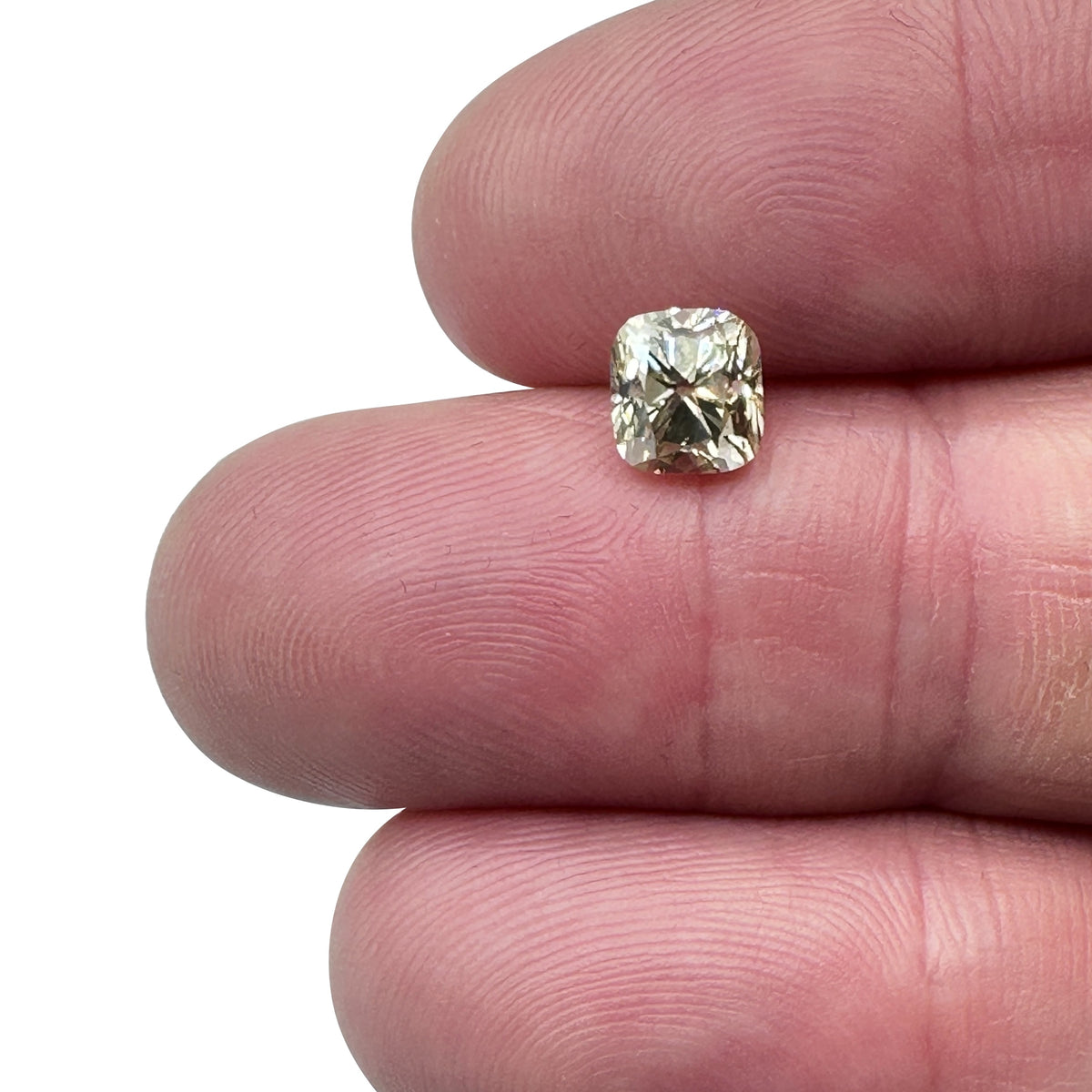 1.51ct | Champagne VS-SI Cushion Shape Old Mine Cut Diamond - Modern Rustic Diamond