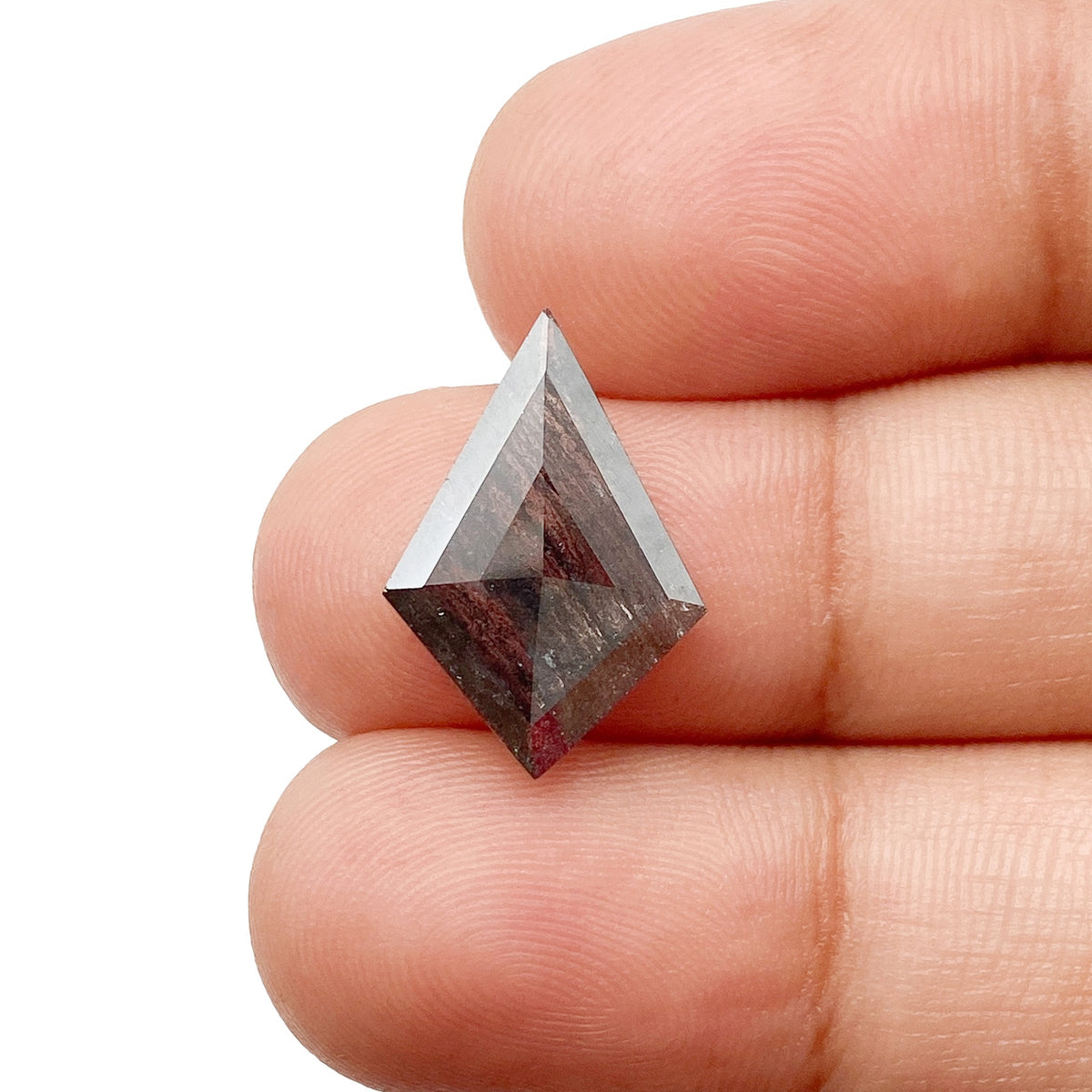 2.96ct | Rustic Kite Shape Step Cut Diamond - Modern Rustic Diamond
