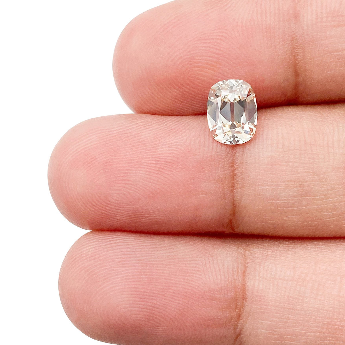 1.10ct | N/VVS1 Cushion Shape Old Mine Cut Diamond (GIA) - Modern Rustic Diamond