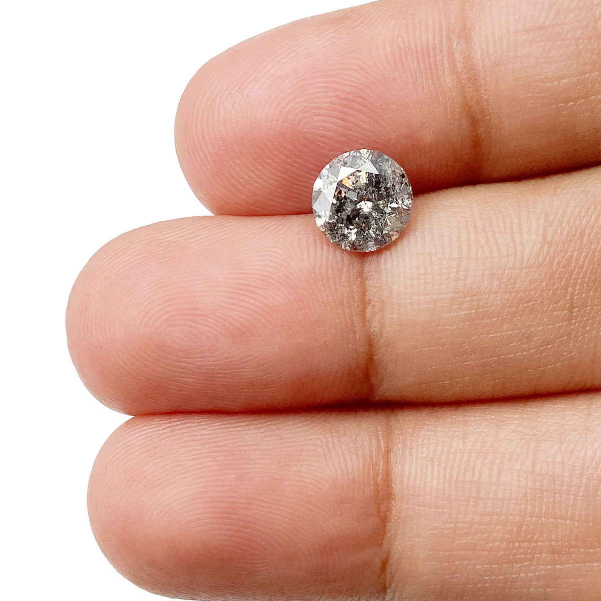 1.45ct | Rustic Round Shape Brilliant Cut Diamond - Modern Rustic Diamond