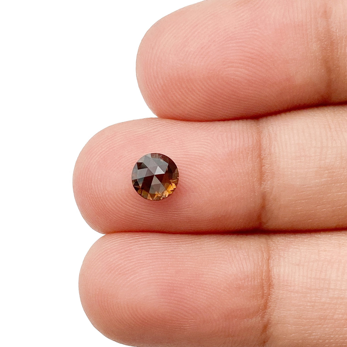 0.63ct | Rustic  Round Shape Rose Cut Diamond - Modern Rustic Diamond
