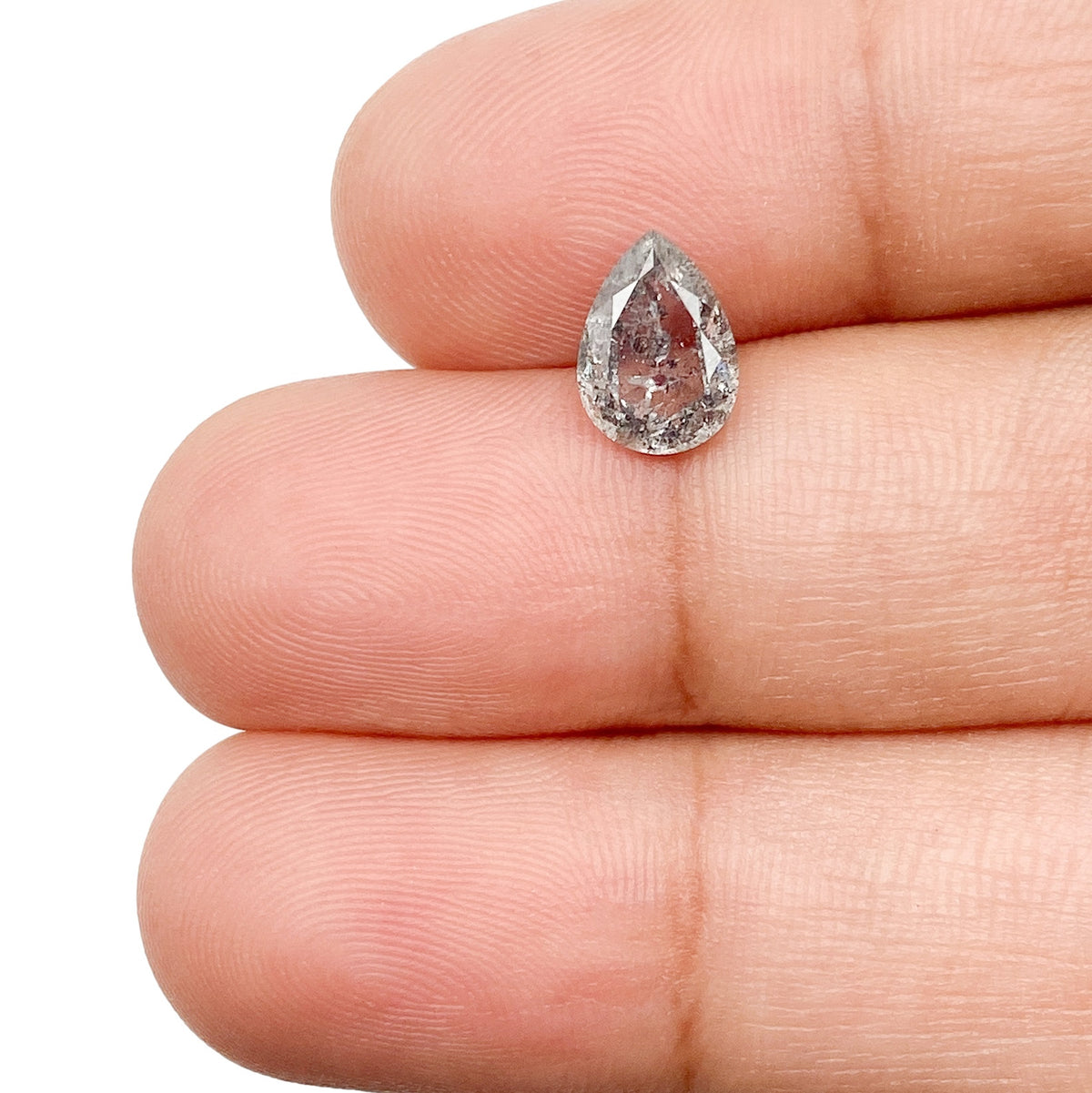 1.25ct | Rustic Pear Shape Brilliant Cut Diamond - Modern Rustic Diamond