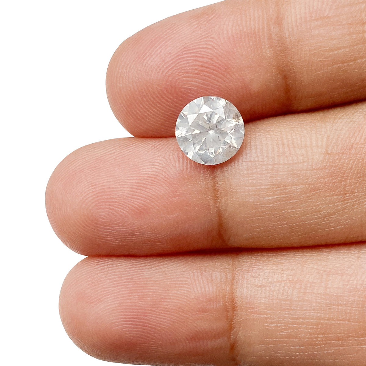 1.91ct | Rustic  Round Shape Brilliant Cut Diamond - Modern Rustic Diamond