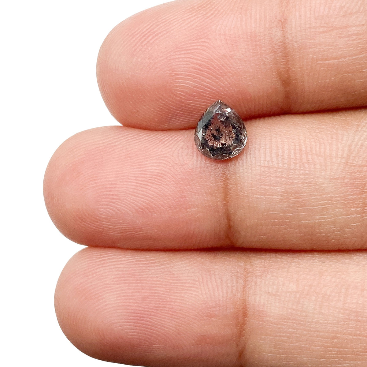 0.82ct | Rustic Pear Shape Brilliant Cut Diamond - Modern Rustic Diamond