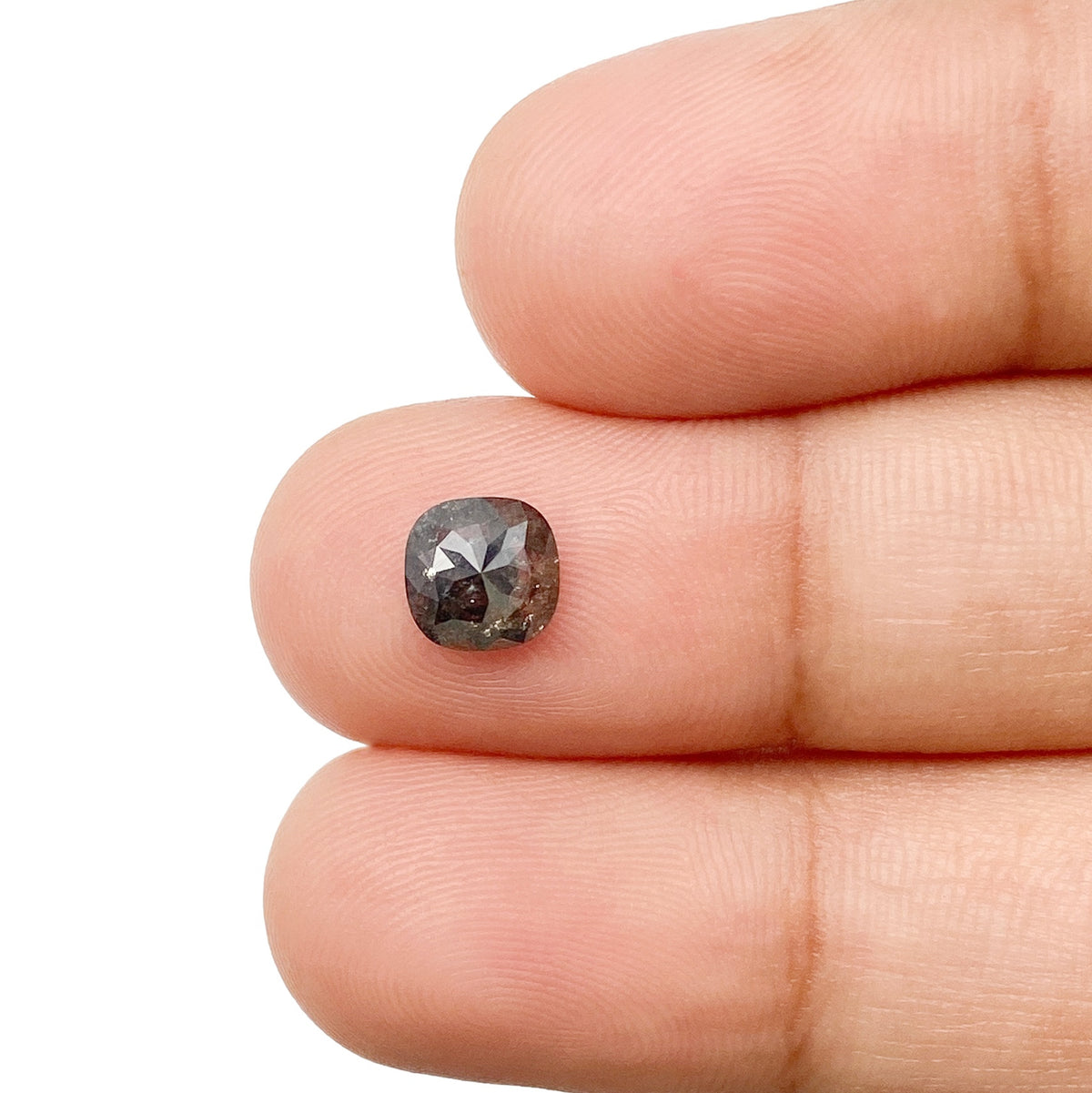 0.80ct | Rustic  Cushion Shape Rose Cut Diamond - Modern Rustic Diamond
