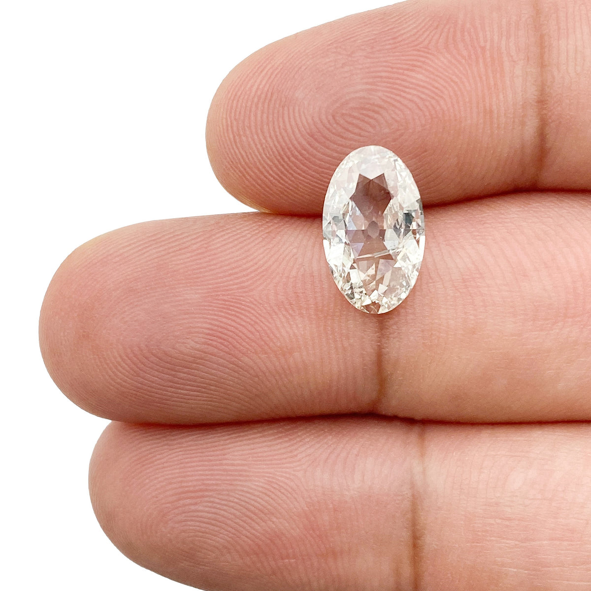 1.68ct | J/SI2 Oval Shape Old Mine Cut Diamond (IGI) - Modern Rustic Diamond