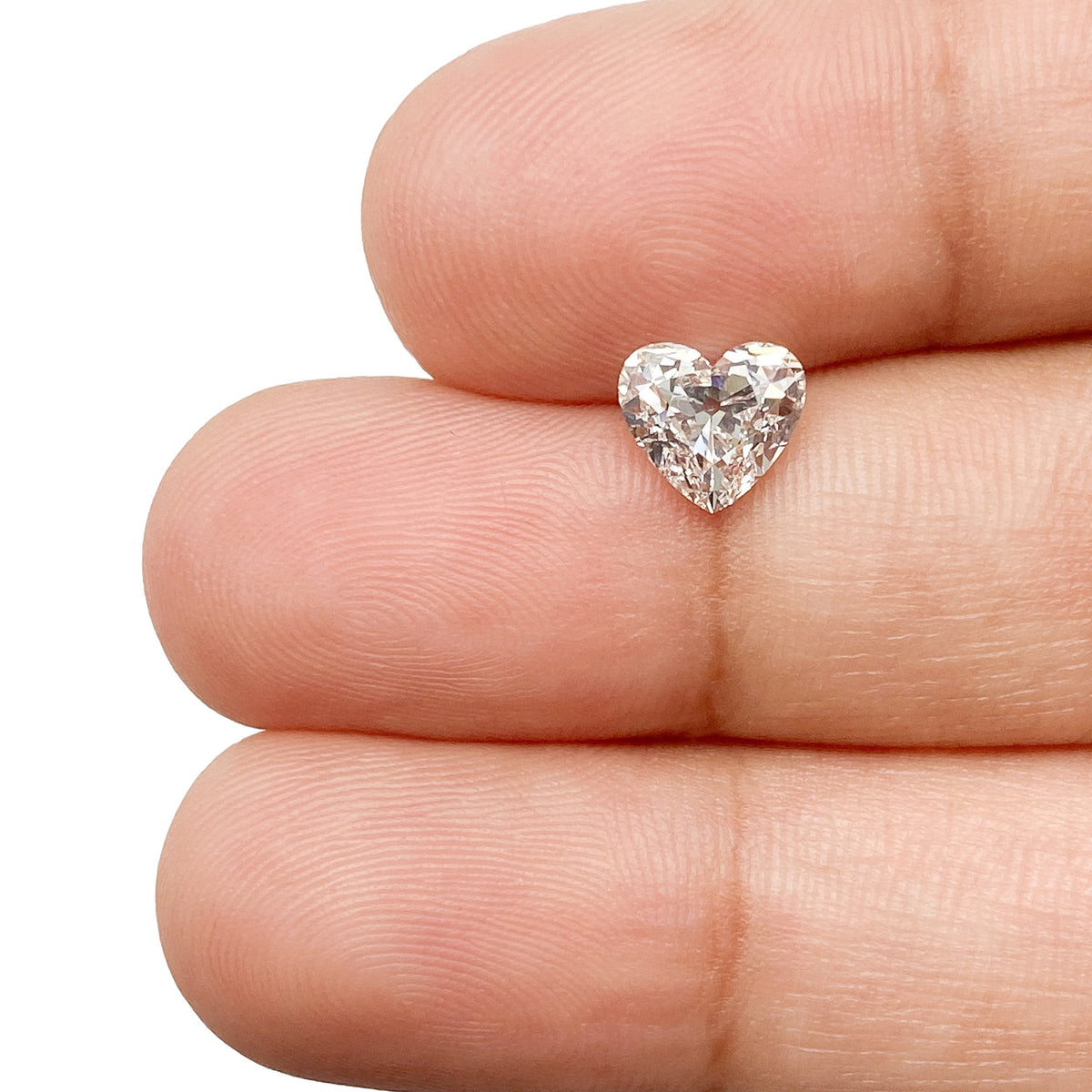 1.05ct | J/VS1 Heart Shape Old Mine Cut Diamond (GIA) - Modern Rustic Diamond