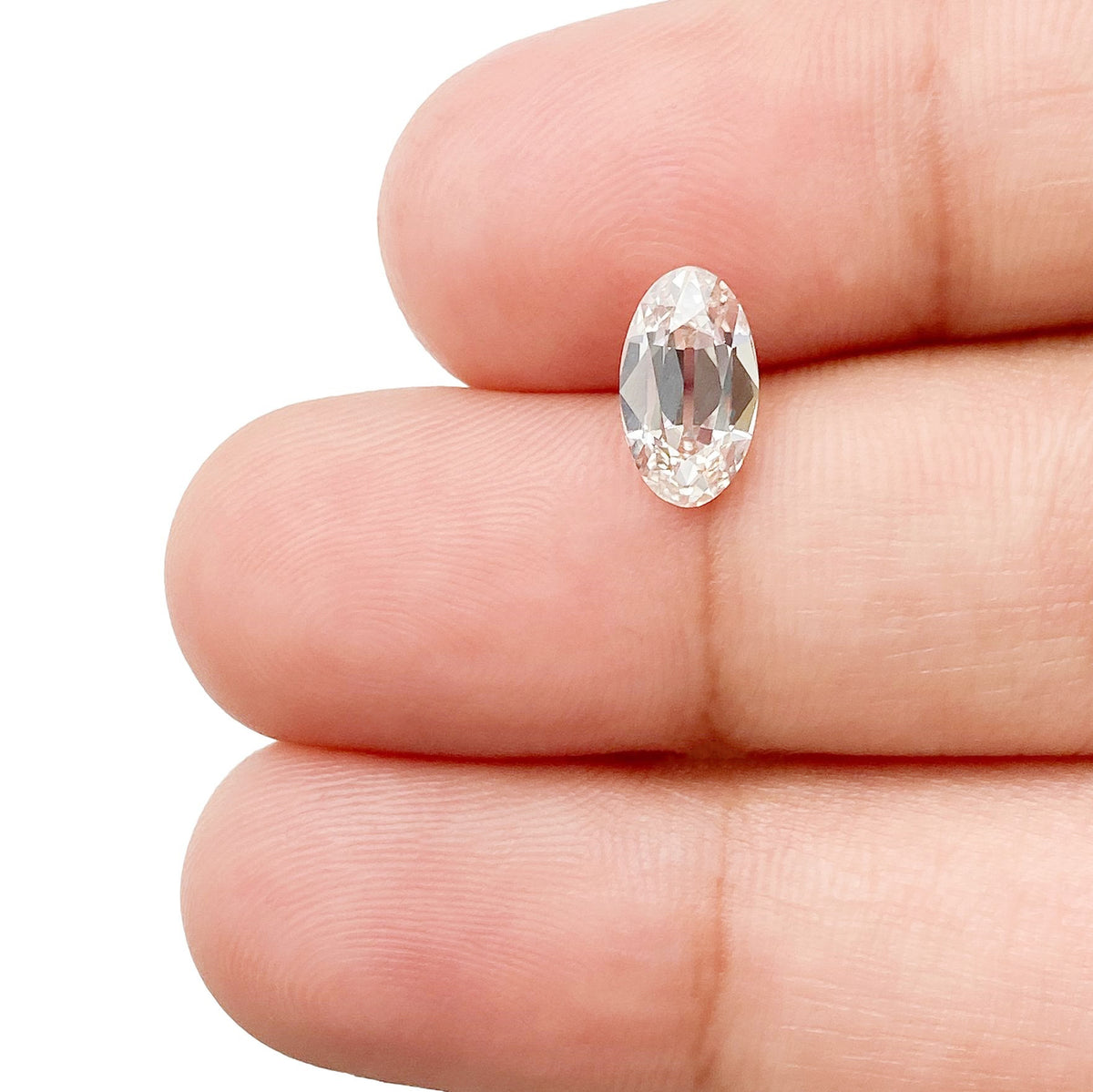 1.09ct | K/VS2 Oval Shape Old Mine Cut Diamond (IGI) - Modern Rustic Diamond